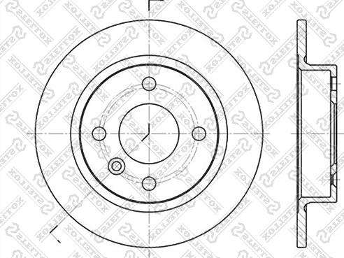 Stellox 6020-4824-SX - Disque de frein cwaw.fr