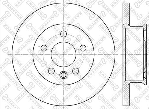 Stellox 6020-4746-SX - Disque de frein cwaw.fr