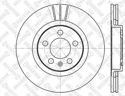 Stellox 6020-4759V-SX - Disque de frein cwaw.fr