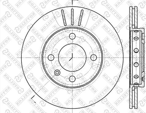 Stellox 6020-4756V-SX - Disque de frein cwaw.fr