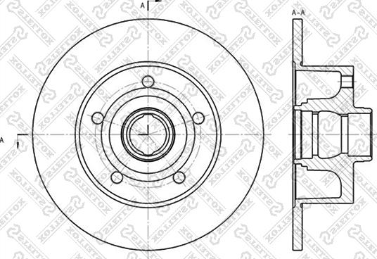 Stellox 6020-4757-SX - Disque de frein cwaw.fr