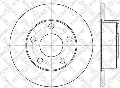 Stellox 6020-4764-SX - Disque de frein cwaw.fr