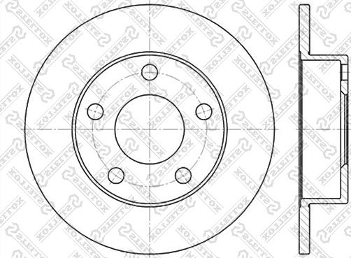 Stellox 6020-4763-SX - Disque de frein cwaw.fr