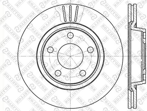 Stellox 6020-4762V-SX - Disque de frein cwaw.fr