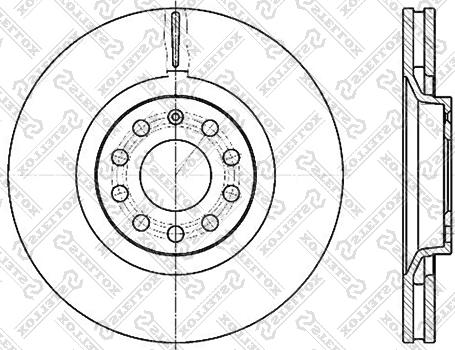 Stellox 6020-47107V-SX - Disque de frein cwaw.fr