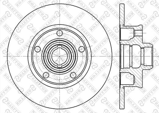 Stellox 6020-4736-SX - Disque de frein cwaw.fr