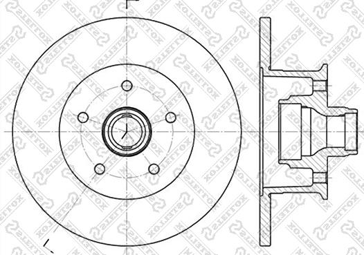 Stellox 6020-4720-SX - Disque de frein cwaw.fr