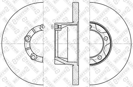 Stellox 6020-4721-SX - Disque de frein cwaw.fr