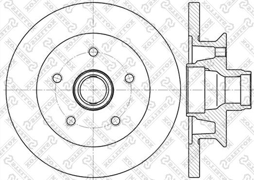 Stellox 6020-4727-SX - Disque de frein cwaw.fr