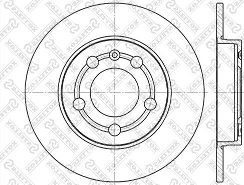 Stellox 6020-4779-SX - Disque de frein cwaw.fr