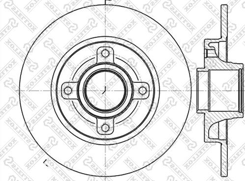 ATE 409100 - Disque de frein cwaw.fr