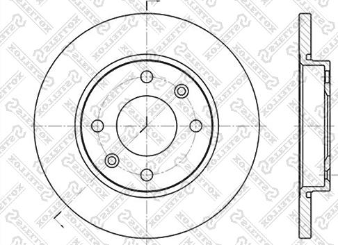 Stellox 6020-1926-SX - Disque de frein cwaw.fr