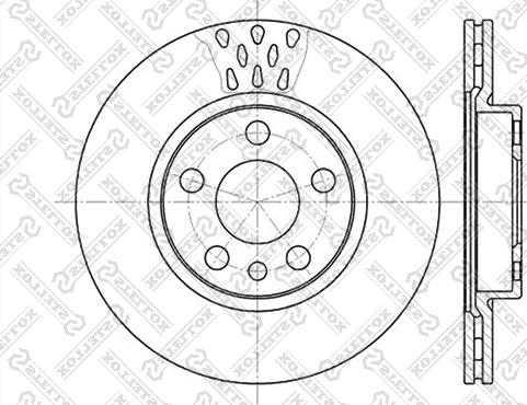 Stellox 6020-1923V-SX - Disque de frein cwaw.fr