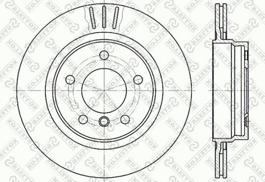 Stellox 6020-1541V-SX - Disque de frein cwaw.fr