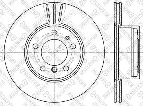 Stellox 6020-1519V-SX - Disque de frein cwaw.fr