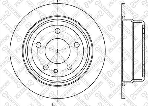 Stellox 6020-1514-SX - Disque de frein cwaw.fr