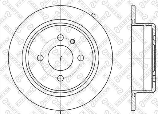 Stellox 6020-1510-SX - Disque de frein cwaw.fr