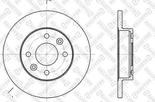 Stellox 6020-3908-SX - Disque de frein cwaw.fr