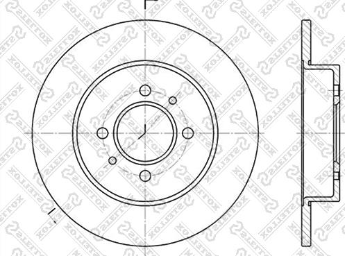 Stellox 6020-3914-SX - Disque de frein cwaw.fr