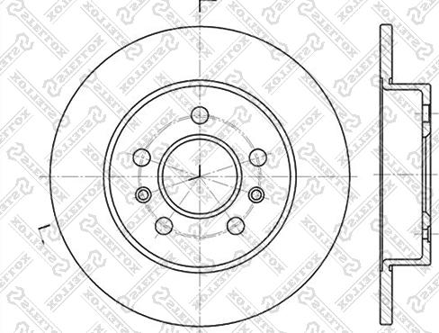 Stellox 6020-3915-SX - Disque de frein cwaw.fr