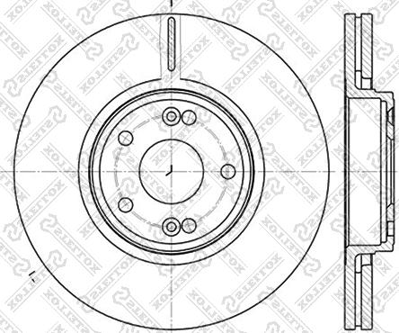 Stellox 6020-3932V-SX - Disque de frein cwaw.fr