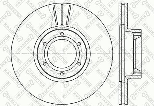 Stellox 6020-3920V-SX - Disque de frein cwaw.fr