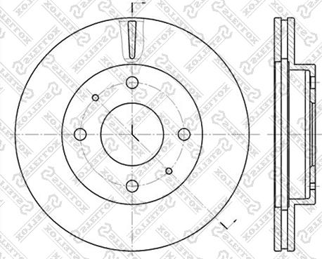 Stellox 6020-3403V-SX - Disque de frein cwaw.fr