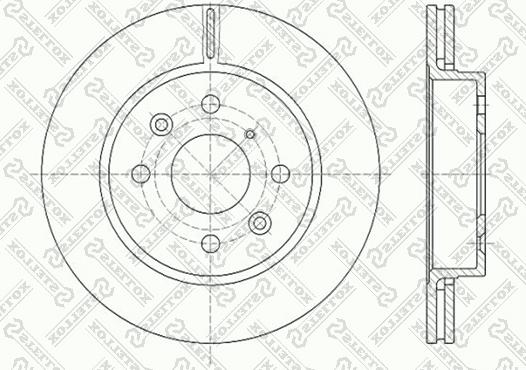 Stellox 6020-3501V-SX - Disque de frein cwaw.fr