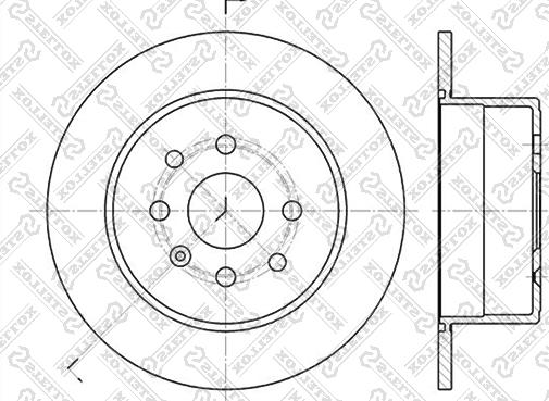 Stellox 6020-3619-SX - Disque de frein cwaw.fr