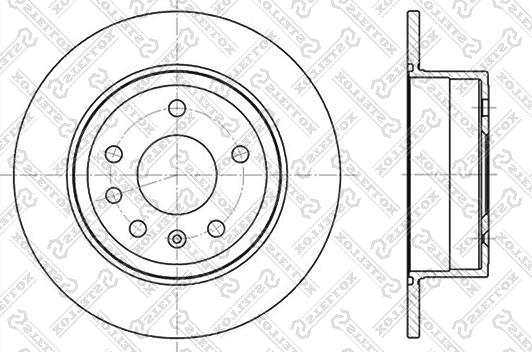 Stellox 6020-3610-SX - Disque de frein cwaw.fr