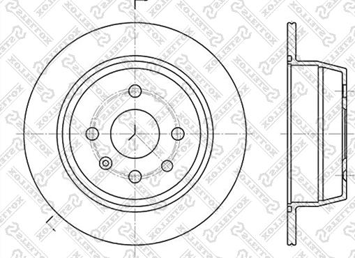 Stellox 6020-3618-SX - Disque de frein cwaw.fr