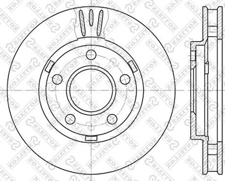 Stellox 6020-3634V-SX - Disque de frein cwaw.fr