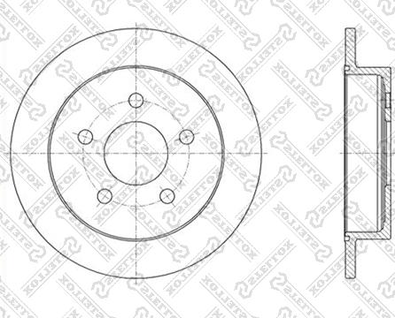 Stellox 6020-3636-SX - Disque de frein cwaw.fr