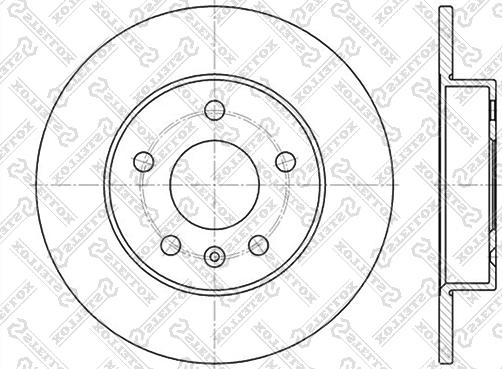 Stellox 6020-3631-SX - Disque de frein cwaw.fr