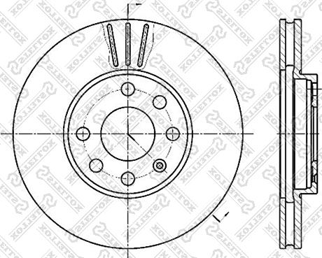 Stellox 6020-3629V-SX - Disque de frein cwaw.fr