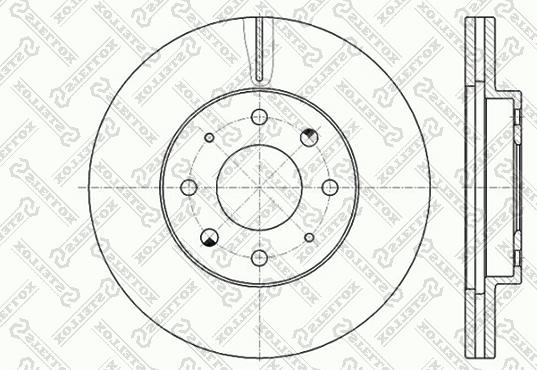 Stellox 6020-3032V-SX - Disque de frein cwaw.fr