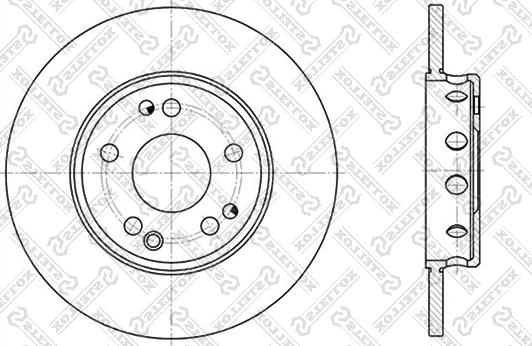 Stellox 6020-3606-SX - Disque de frein cwaw.fr