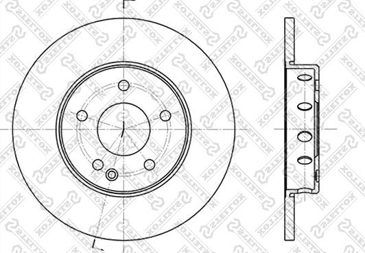 Stellox 6020-3316-SX - Disque de frein cwaw.fr