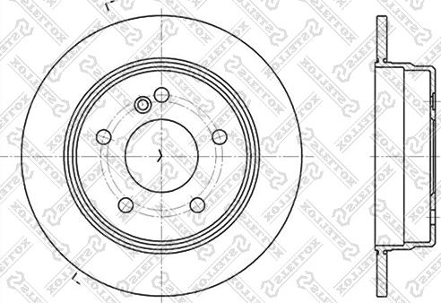 Stellox 6020-3318-SX - Disque de frein cwaw.fr