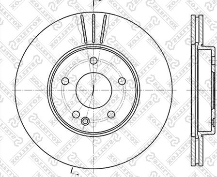 Stellox 6020-3317V-SX - Disque de frein cwaw.fr