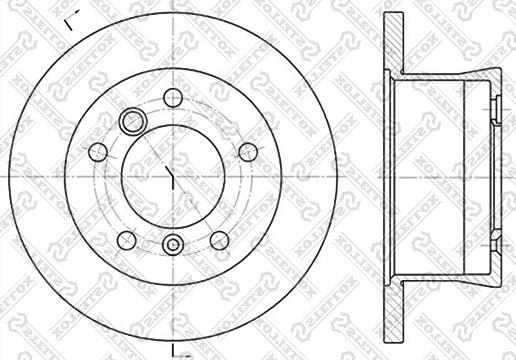 Stellox 6020-3336-SX - Disque de frein cwaw.fr