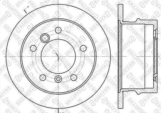 Stellox 6020-3337-SX - Disque de frein cwaw.fr