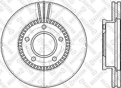 Stellox 6020-3243V-SX - Disque de frein cwaw.fr