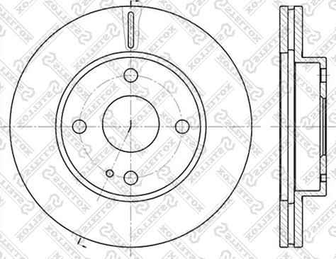 Stellox 6020-3232V-SX - Disque de frein cwaw.fr