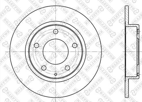 Stellox 6020-3228-SX - Disque de frein cwaw.fr