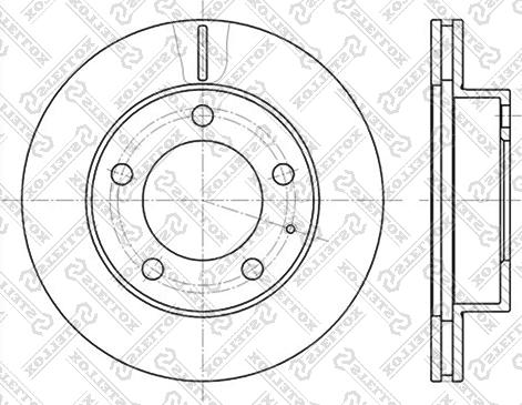 Stellox 6020-3227V-SX - Disque de frein cwaw.fr