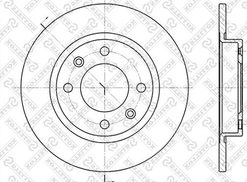 Stellox 6020-3716-SX - Disque de frein cwaw.fr