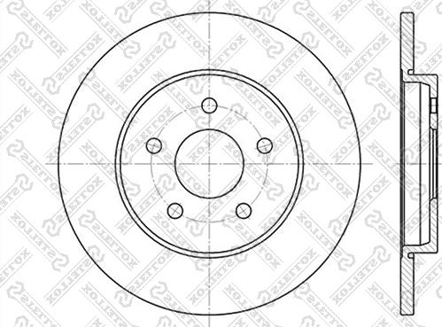 Stellox 6020-2551-SX - Disque de frein cwaw.fr