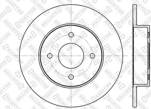 Stellox 6020-2252-SX - Disque de frein cwaw.fr