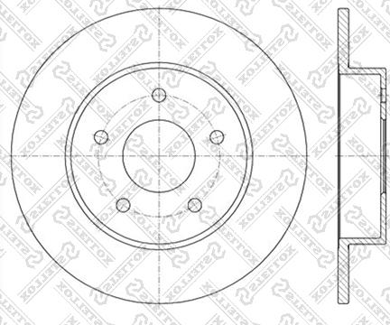 Stellox 6020-2257-SX - Disque de frein cwaw.fr